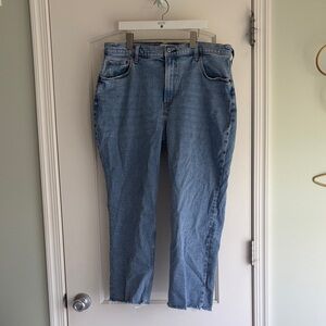 Abercrombie & Fitch Ankle Straight Ultra High Rise